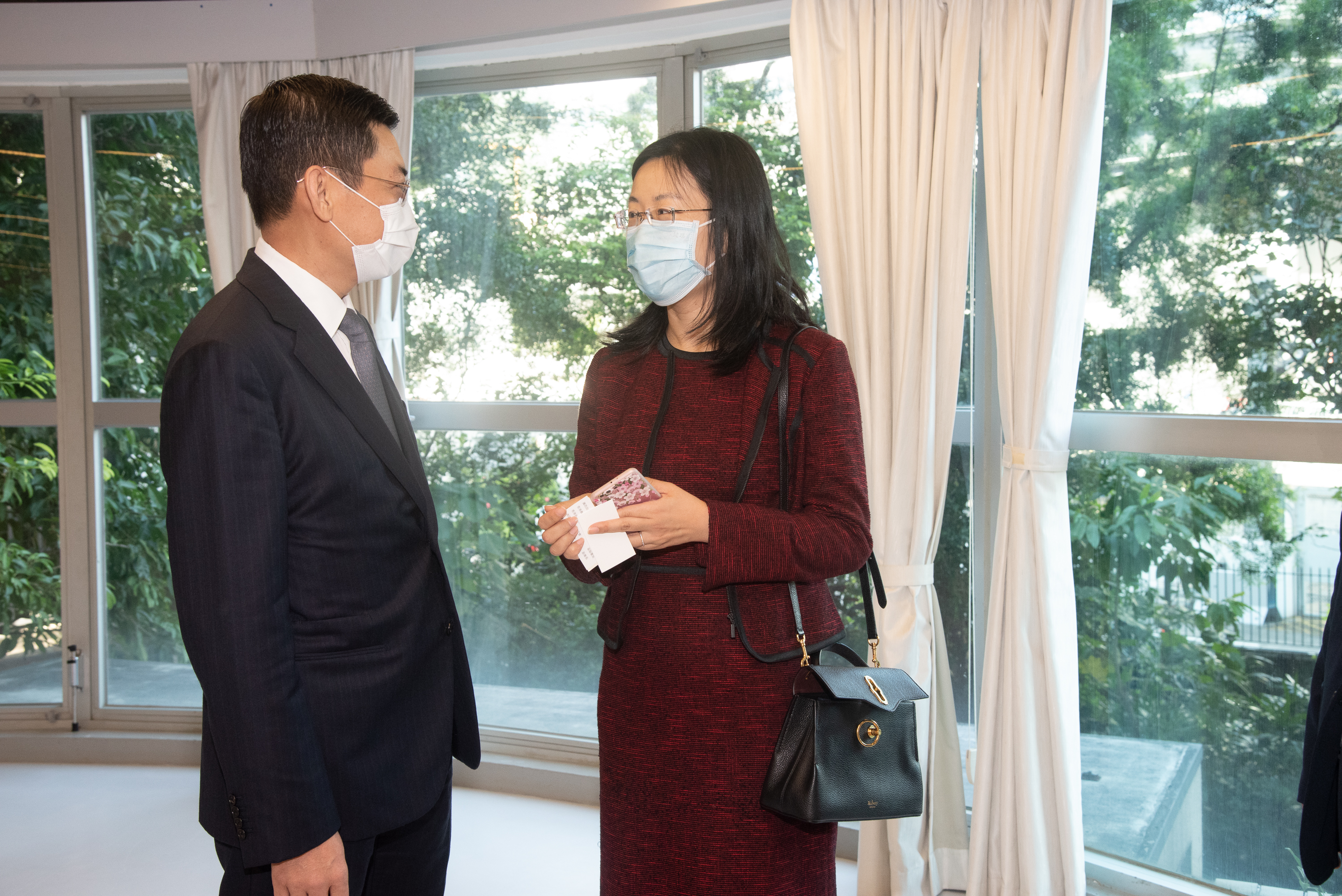 「百年輝煌 香港篇章 慶祝中國共產黨成立100周年大型圖片展」開幕典禮